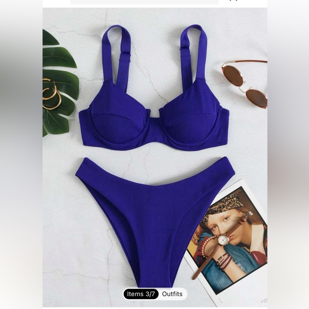 Blue bikini from SHEIN size large